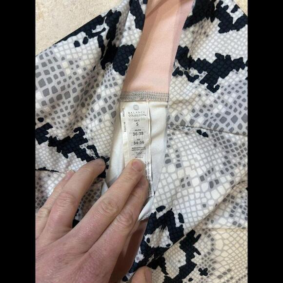 Balance Collection Womens Contender High Rise Yoga Legging Snake Print SMALL - Picture 13 of 13